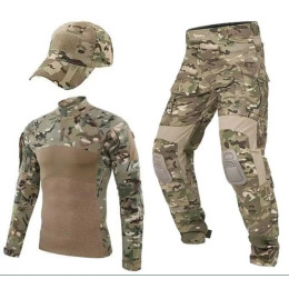 Тактичний костюм HAN WILD 3 Multicam Убакс штани та кепка