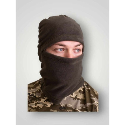Балаклава зимова фліс Олива маска підшоломник тактичний армійський багатофункціональний