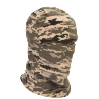 Флісова балаклава піксель - захист від холоду