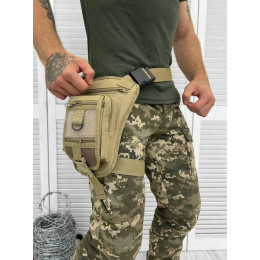 Сумка  на стегна койот