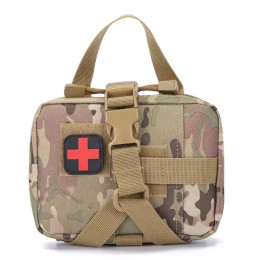 Підсумок-аптечка тактична військова кріплення на MOLLE зі швидким скиданням мультикам