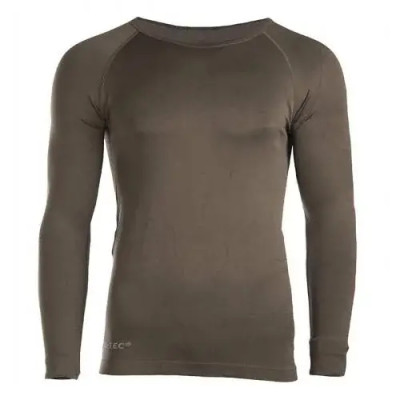 Потовідвідна футболка з довгим рукавом у кольорі олива