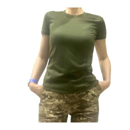 Футболка тактична жіноча військова олива
