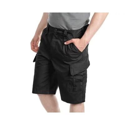 Чорні літні шорти з кишенями