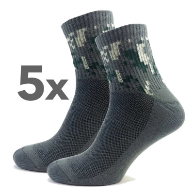 Новітні військові шкарпетки ЗСУ в піксель камуфляжному дизайні