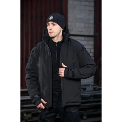 Поліцейська зимова куртка Hunter Soft-Shell на флісі