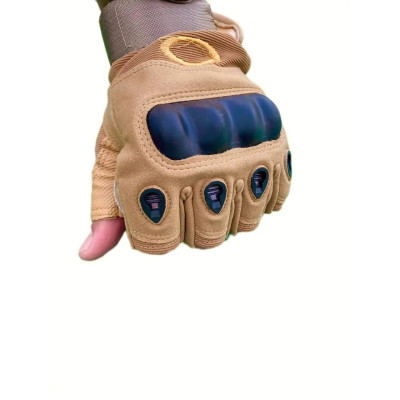 Тактичні рукавиці койот без пальців військові для ЗСУ: надійний захист і комфорт
