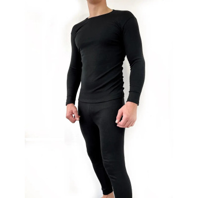 Термобілизна на флісі Військова чорна: стильний і комфортний вибір