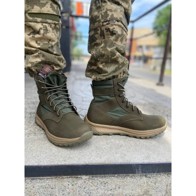 Літні військово-тактичні берці: дихаючі, легкі, у кольорі хакі