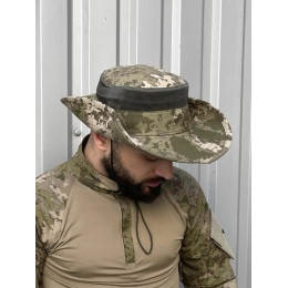 Панама тактична мультикам ріп-стоп військова з широкими полями