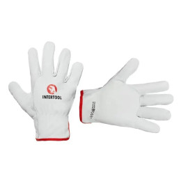 Рукавичка шкіряна з високоякісної овечої шкіри 10 Driver Style INTERTOOL