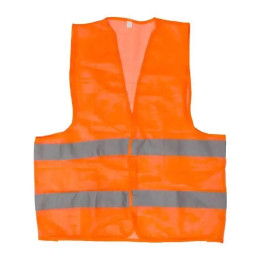 Жилет сигнальний оранжевий XXL INTERTOOL